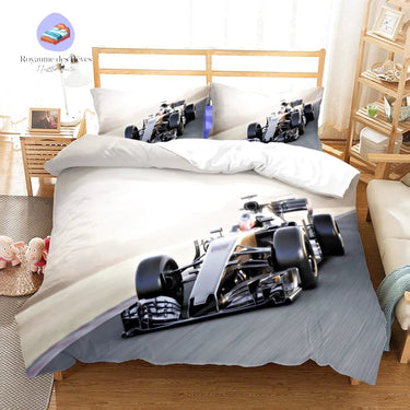 Housse de Couette Formule 1 Grise